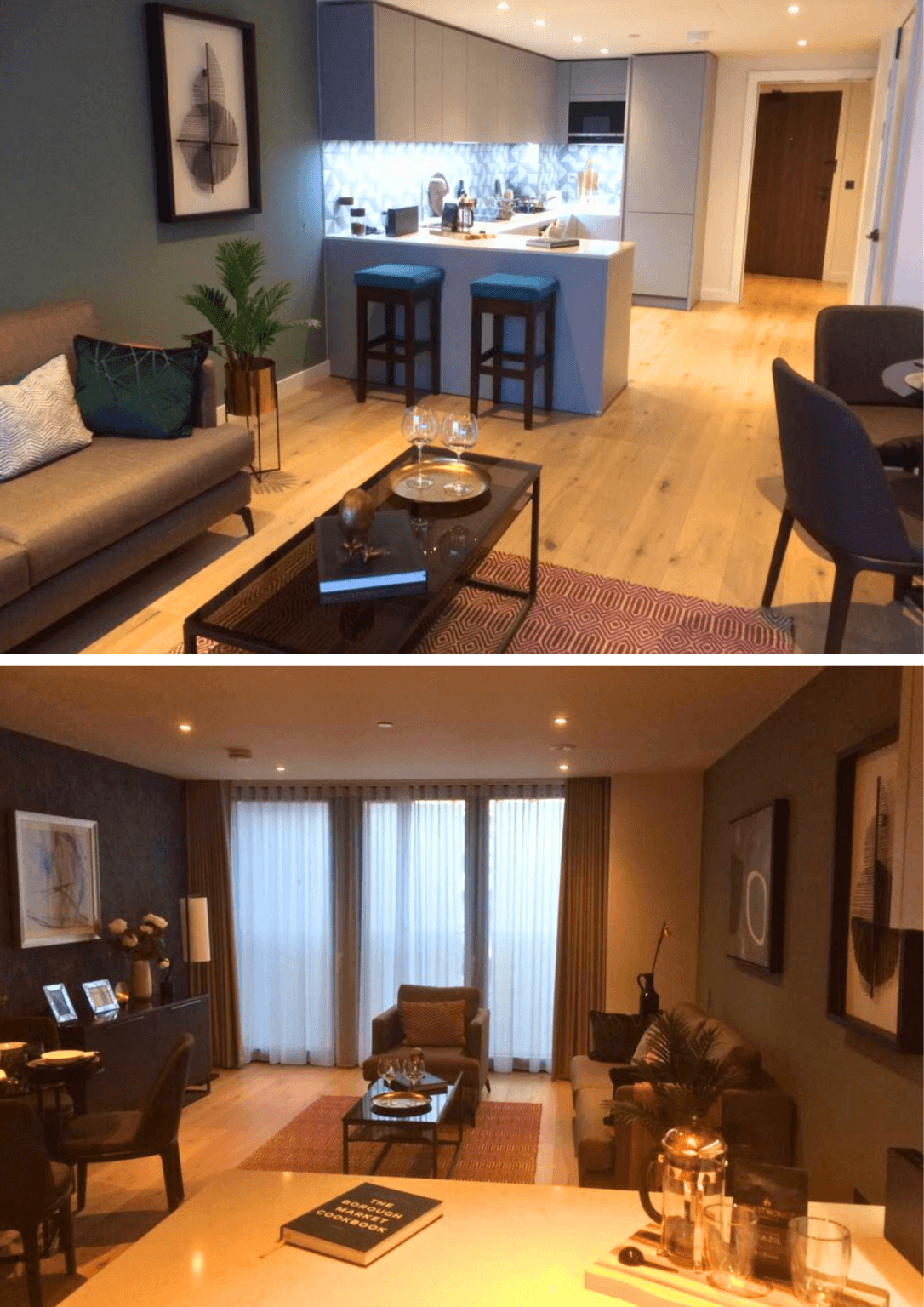 Affordable living and dining room interior design and styling for small homes – Helion Interiors Kingston